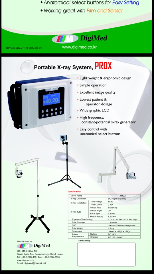 Máy Portable X Ray System